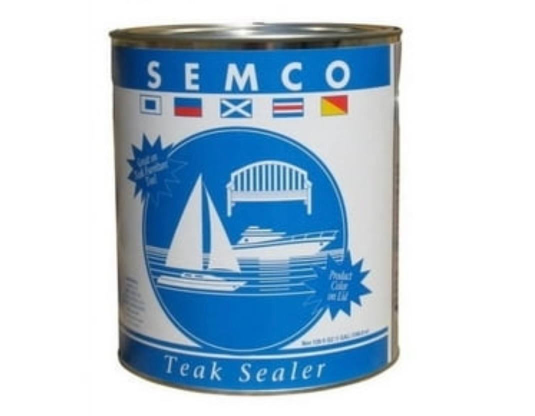SEMCO Teak Sealer used for the teak furniture project