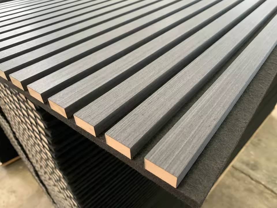 Wood acoustic wall panels