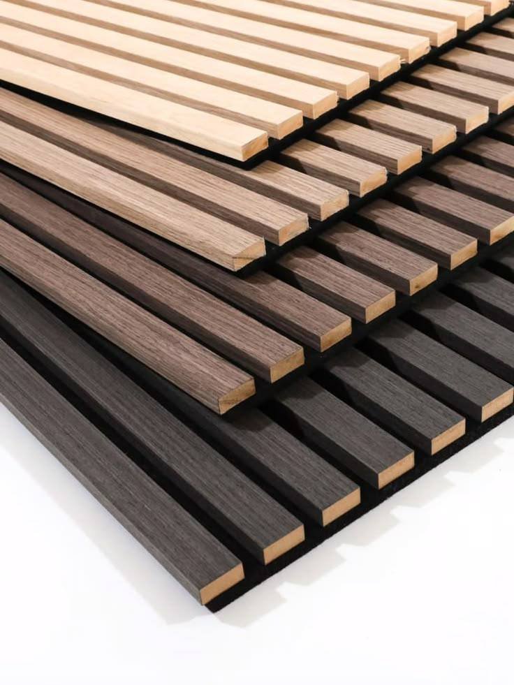 Premium acoustic wood panels